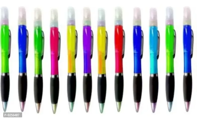 Portable Pen Sanitizer Spray Bottle Pen 10 Ml Empty - Sanitizer Spray Pen Transparent, Refillable for Travel and Daily (Pack of 12 Sanitizer Spray Pen)-thumb0