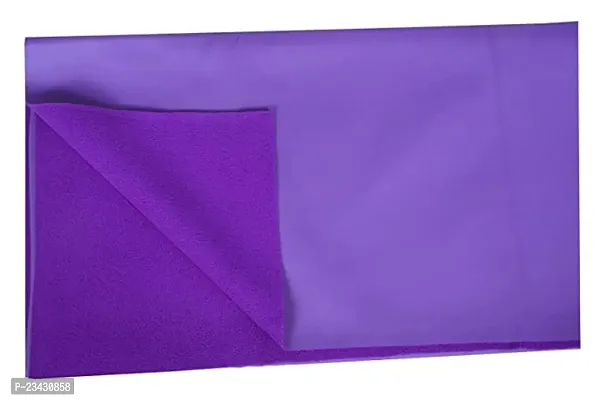 Waterproof Quick Dry Sheet for Baby| Bed Pad Anti-Piling Fleece Extra Absorbent Washable Matress Protector| Baby Bed Protector Sheet for Toddler Children (Purple)-thumb0