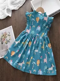 Trendy Cotton Frock for Girls-thumb3