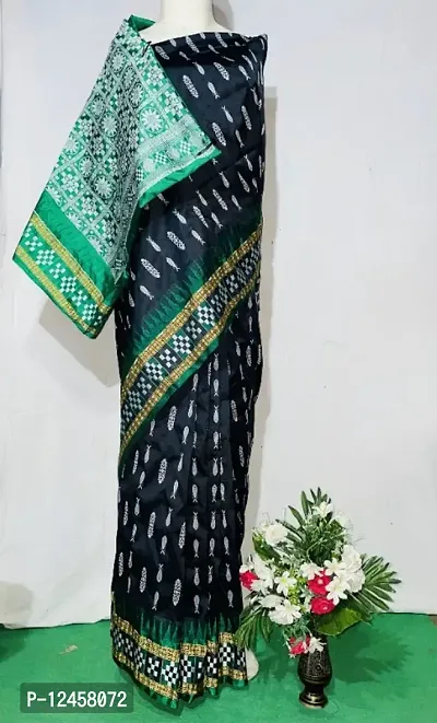 Beautiful Art Silk Saree with Blouse piece-thumb4