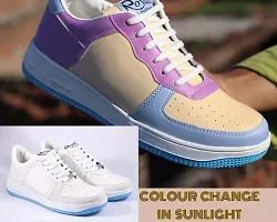 Royal Trendy Photochromic Under Sunlight Color Changing Casual Shoes For Men-thumb3