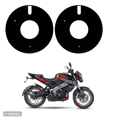 Delhismart Full Disc Pro Bike Wheel Cover Pack of 2 ( Black )Abs Material For NS 200-thumb0