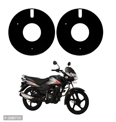 Delhismart Full Disc Pro Bike Wheel Cover Pack of 2 ( Black )Abs Material For Tvs Star Sport