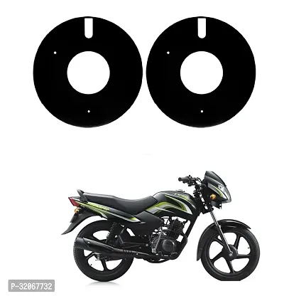 Delhismart Full Disc Pro Bike Wheel Cover Pack of 2 ( Black )Abs Material For Tvs Star Sport-thumb0