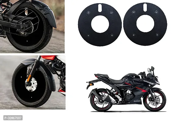 Full Disc Pro Tyre Wheel Covers Set of 2 ( Black)- Suzuki Gixxer-thumb0