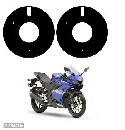 Delhismart Full Disc Pro Bike Wheel Cover Pack of 2 ( Black )Abs Material For Yamaha R15-thumb0