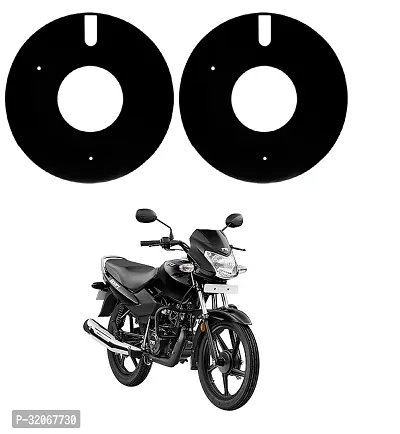 Delhismart Full Disc Pro Bike Wheel Cover Pack of 2 ( Black )Abs Material For Tvs Star Sport-thumb0