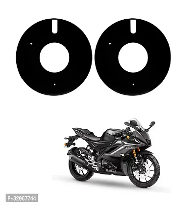 Delhismart Full Disc Pro Bike Wheel Cover Pack of 2 ( Black )Abs Material For Yamaha R15-thumb0