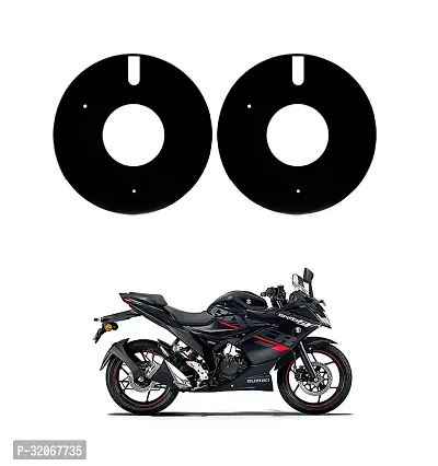 Delhismart Full Disc Pro Bike Wheel Cover Pack of 2 ( Black )Abs Material For Suzuki Gixxer