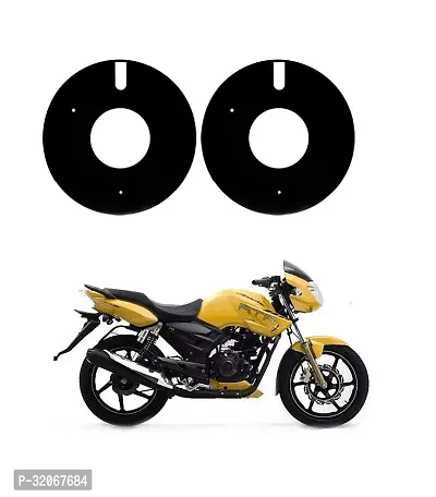 Delhismart Full Disc Pro Bike Wheel Cover Pack of 2 ( Black )Abs Material For Tvs Apache Rtr 180-thumb0