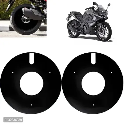 Bike Wheel Cover 17 inch for Bajaj RS 200 (Black), Pack of 2-thumb0