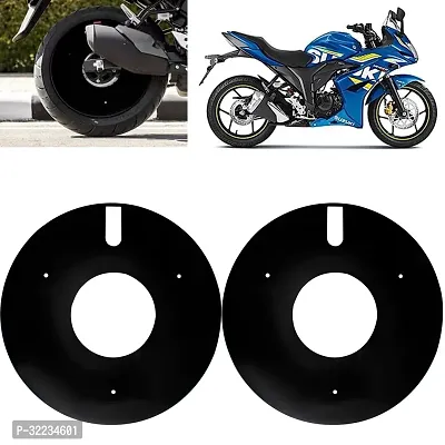 Bike Wheel Cover 17 inch Wheel for Suzuki Gixxer Black, Pack of 2