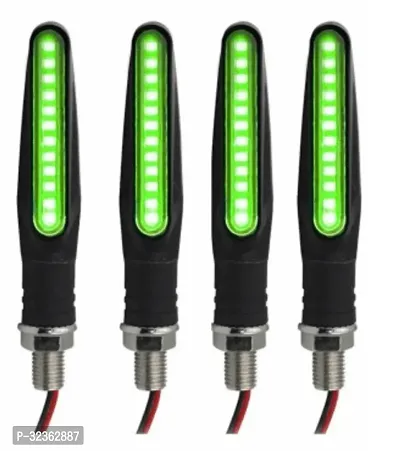 Indicator Green Light Compatible For Bike(Pack Of 4)-thumb0