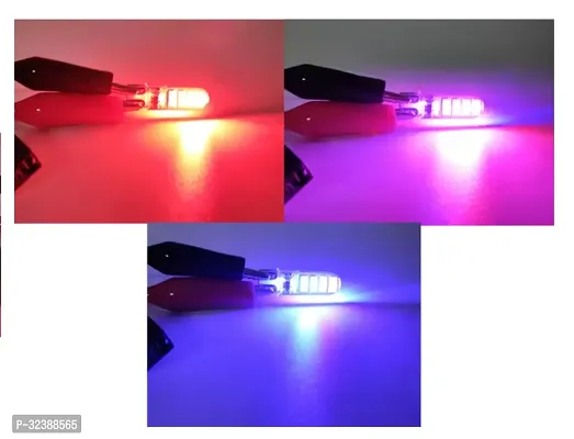 8 Led Smd Parking Light Bulbs Set Of 2 ( Red Blue )-thumb4