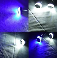 Handle Bar Motorcycles Led Light Set Of 2 ( Blue And White)-thumb3