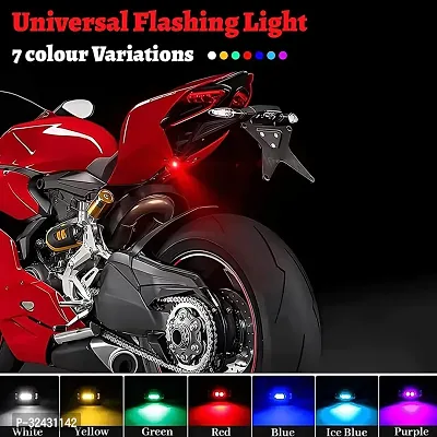 7 Color Changing Led Strobe Safety Light for Motorcycles Pack of 1-thumb3