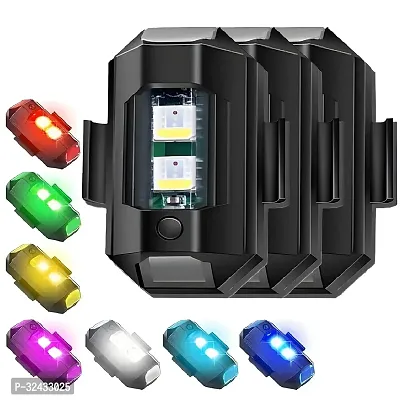 Multi Use 7 Color Changing Led Strobe Safety Light Pack of 3-thumb0