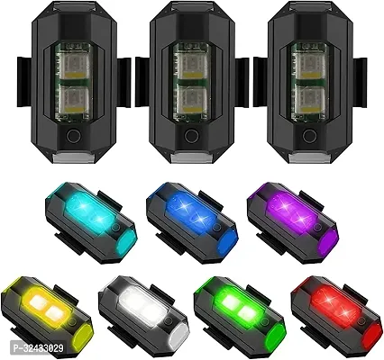 Multi Use 7 Color Changing Led Strobe Safety Light Pack of 3