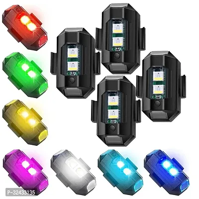 Multi Use 7 Color Changing Led Strobe Safety Light Pack of 4