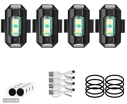 Multi Use 7 Color Changing Led Strobe Safety Light Pack of 4