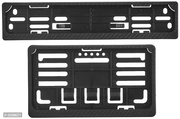 Bike Number Plate Frame - Set of Two for Hero Splendor Plus-thumb0