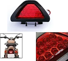 Car Brake Light Triangle Rear Tail Brake Lamp 12V Universal Fit-thumb3