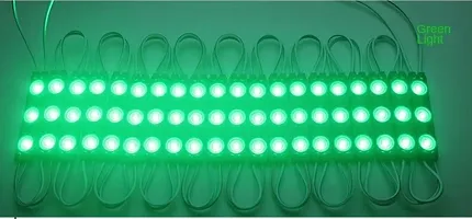 Delhismart 20 Pieces (Green) Dc 12 Volt 3 Watt (3 Led Optical) Waterproof Led Module Light Strip-thumb1