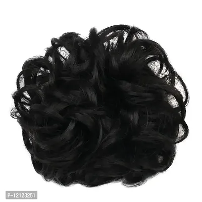 Women Short Curly Bud Ball Wig Bun Extensions Scrunchy Messy Hair Scrunchies Hair Pieces