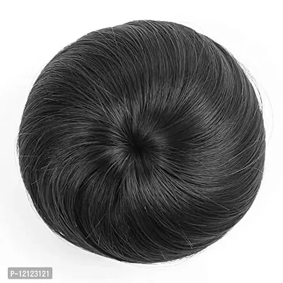 Generic Women and Girl Curly Hair Bride Bun Jura (Natural Black)