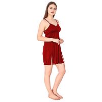 Women's Stylish Satin Babydoll-thumb3