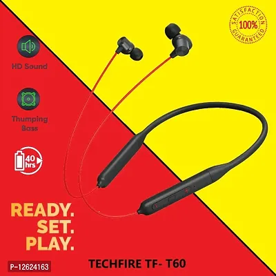 T60 Bullets Wireless Z Bass Edition Neckband headphone with 40 hr playtime Bluetooth Headset-thumb0