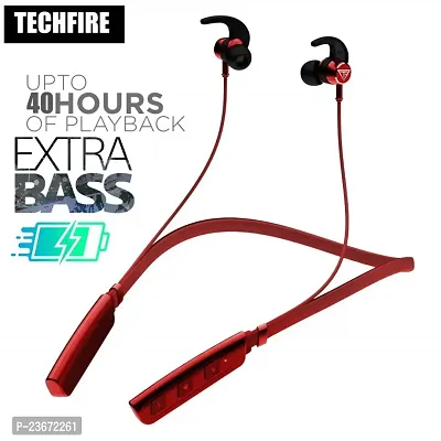 TECHFIRE Fire 500v2 Neckband hi-bass Wireless Bluetooth headphone Bluetooth Headset-thumb0