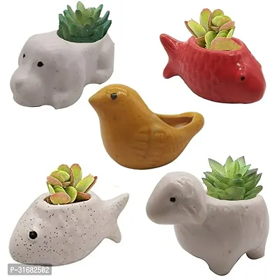 Ceramic Flower Pot Planter Pack of 5-thumb0