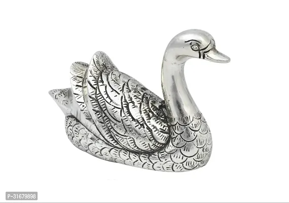 Metal Duck with Fine Carving Statue