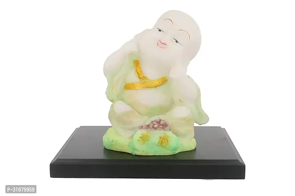 Craft Items Poly Resin Monk Decorative Baby Buddha Statue Showpiece Idol Fengshui Figurine