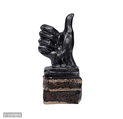 Polyresin Keep It Up Thumb Sign Showpiece for Team Individual Appreciation Memento for Home