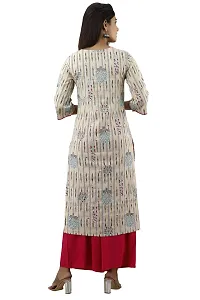 JAIPUR VASTRA Womens Cotton Printed Straight Kurta-thumb2