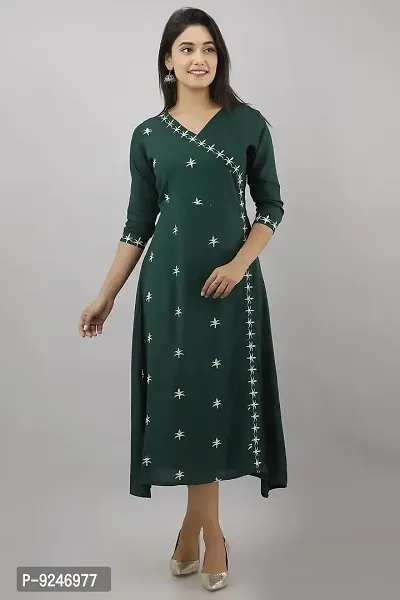 JAIPUR VASTRA Women's Anarkali/Angrakha/A-line Kurta-thumb5