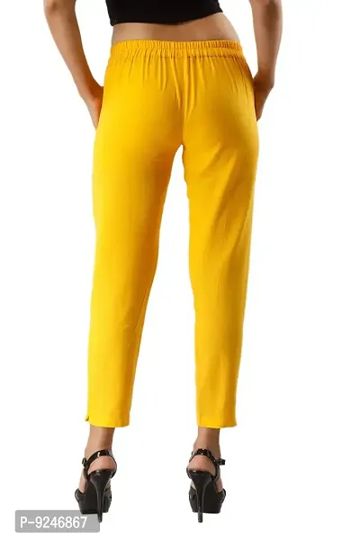 JAIPUR VASTRA Women's Regular Fit Casual Trouser-thumb3