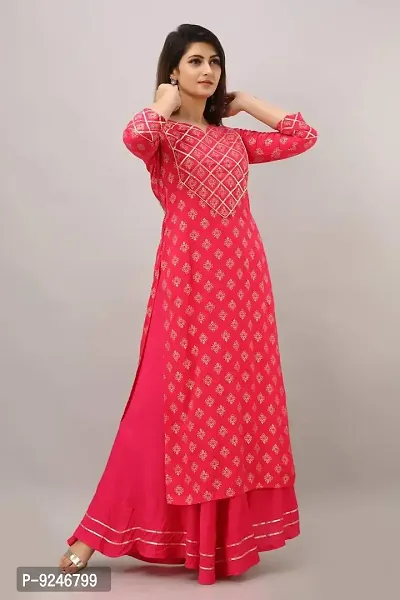 JAIPUR VASTRA Women's Rayon Salwar Suit-thumb4