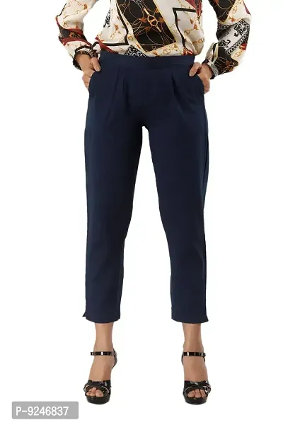 JAIPUR VASTRA Women's Regular Fit Casual Trouser-thumb5