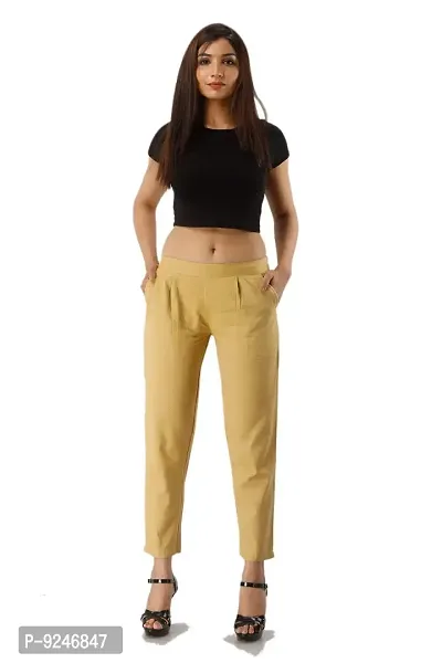 JAIPUR VASTRA Women's Regular Fit Casual Trouser