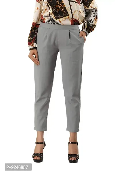 JAIPUR VASTRA Women's Regular Fit Casual Trouser-thumb5