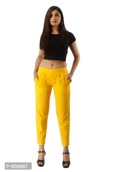 JAIPUR VASTRA Women's Regular Fit Casual Trouser-thumb0