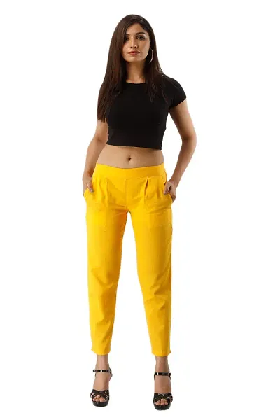 JAIPUR VASTRA Women's Regular Fit Casual Trouser