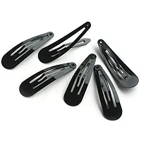 Drishtireg; Original Hair Tic Tac Black Metal Mediam Size For Girls  Women Pack of 12 Set Of 2 (12 pair)-thumb3