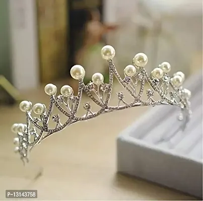 GOWNLINK Sterling Silver Christian Wedding Crown for Women - 4 Price-thumb3