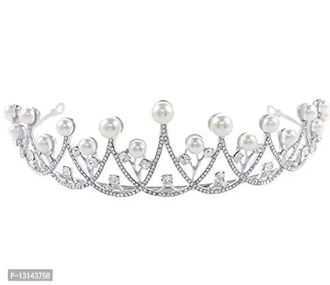 GOWNLINK Sterling Silver Christian Wedding Crown for Women - 4 Price-thumb0