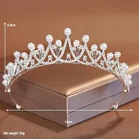 GOWNLINK Sterling Silver Christian Wedding Crown for Women - 4 Price-thumb4