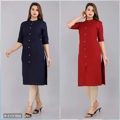 Fancy Rayon Kurti for Women Pack of 2